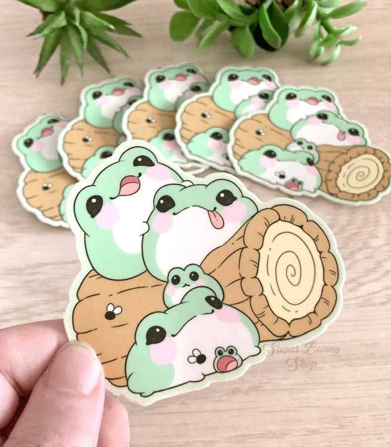 Blobfrogs Vinyl Stickers